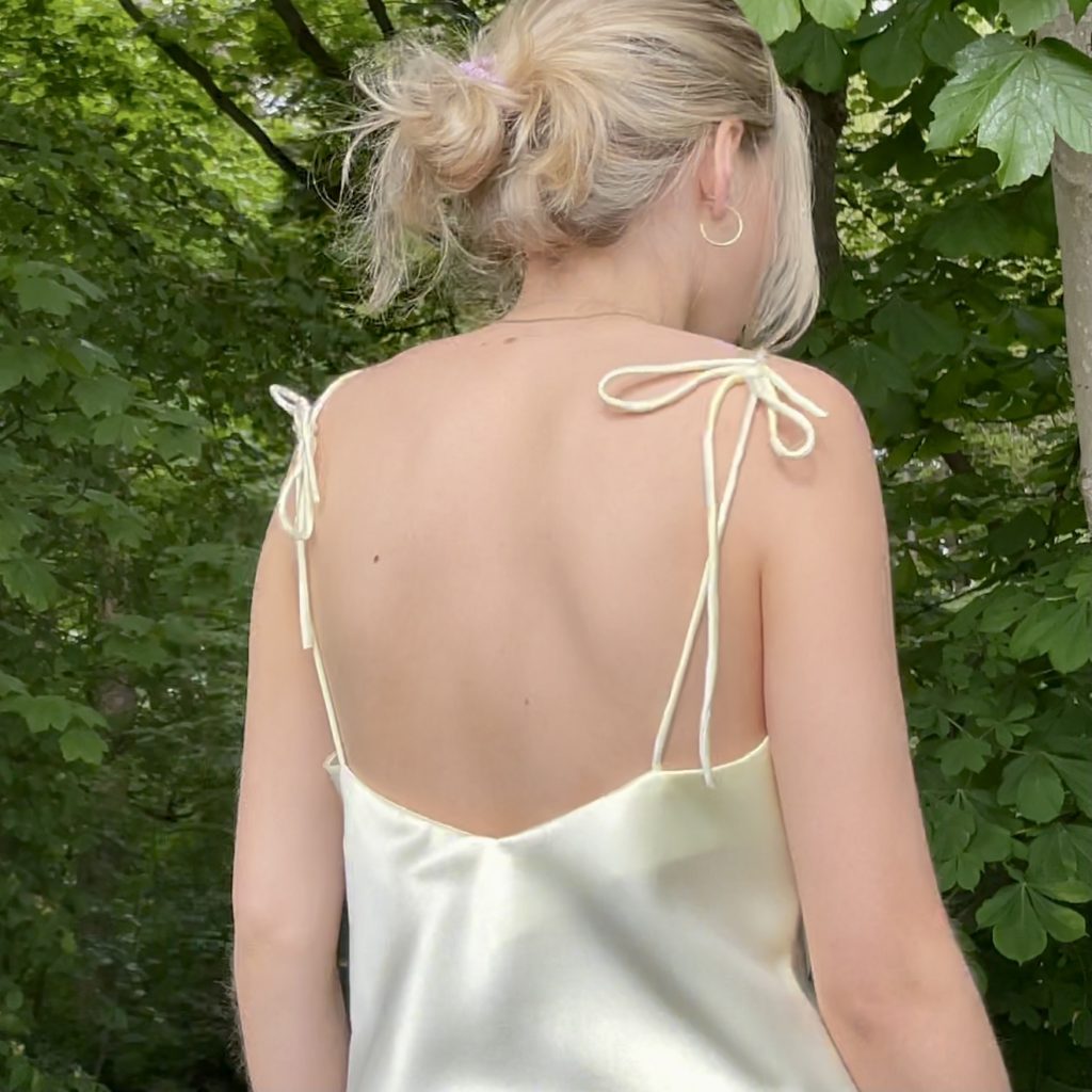 alternative variation of straps on dress